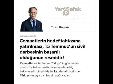 Yusuf Kaplan - Cemaatlerin hedef tahtasına yatırılması,... - 06.09.2019