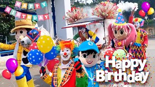 ONDEL ONDEL DAN BADUT LUCU| LAGU SELAMAT ULANG TAHUN| HAPPY BIRTHDAY VERSI ONDEL ONDEL