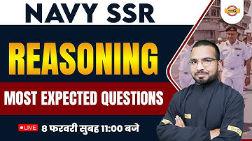 AGNIVEER NAVY (SSR) COAST GUARD (GD/DB) | REASONING MOST EXPECTED QUESTIONS  | BY GAURAV SIR