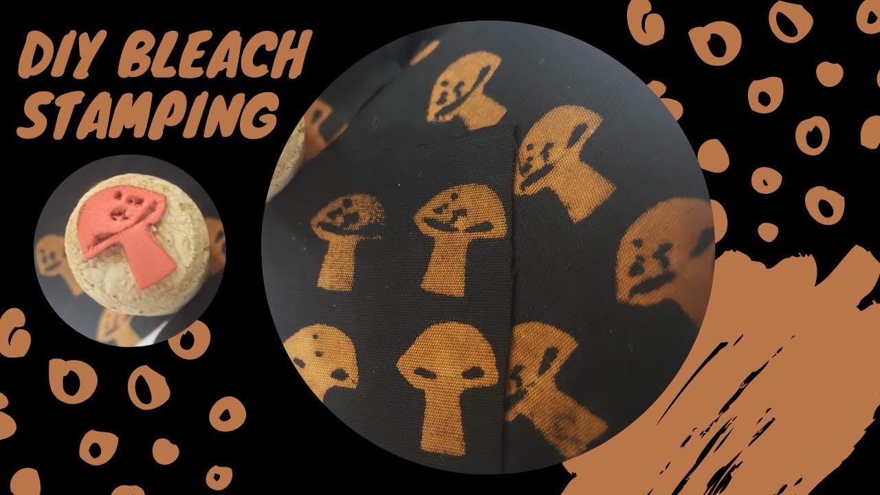 DIY Bleach Stamping | Grab & Geaux