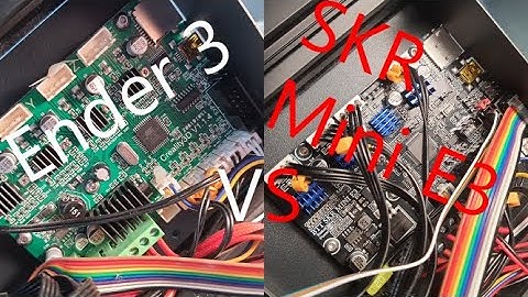Stock Ender 3 board vs BTT SKR Mini E3 v2 0 sound