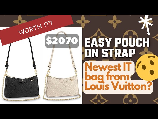 unboxing my easy pouch on strap in turtledove ✨ #louisvuitton