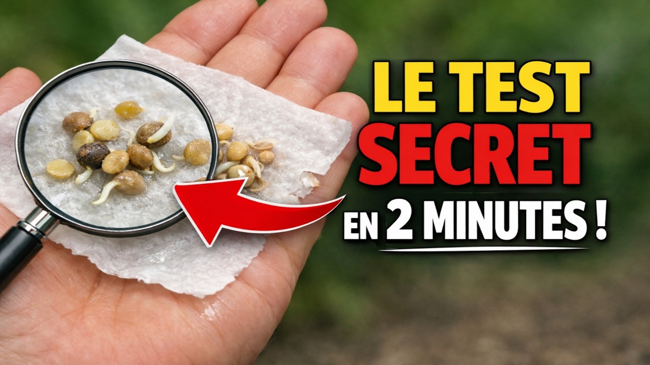 Ne Jetez Plus Vos Graines ! Le Test SECRET de 2 Minutes Pour Économiser une Fortune.