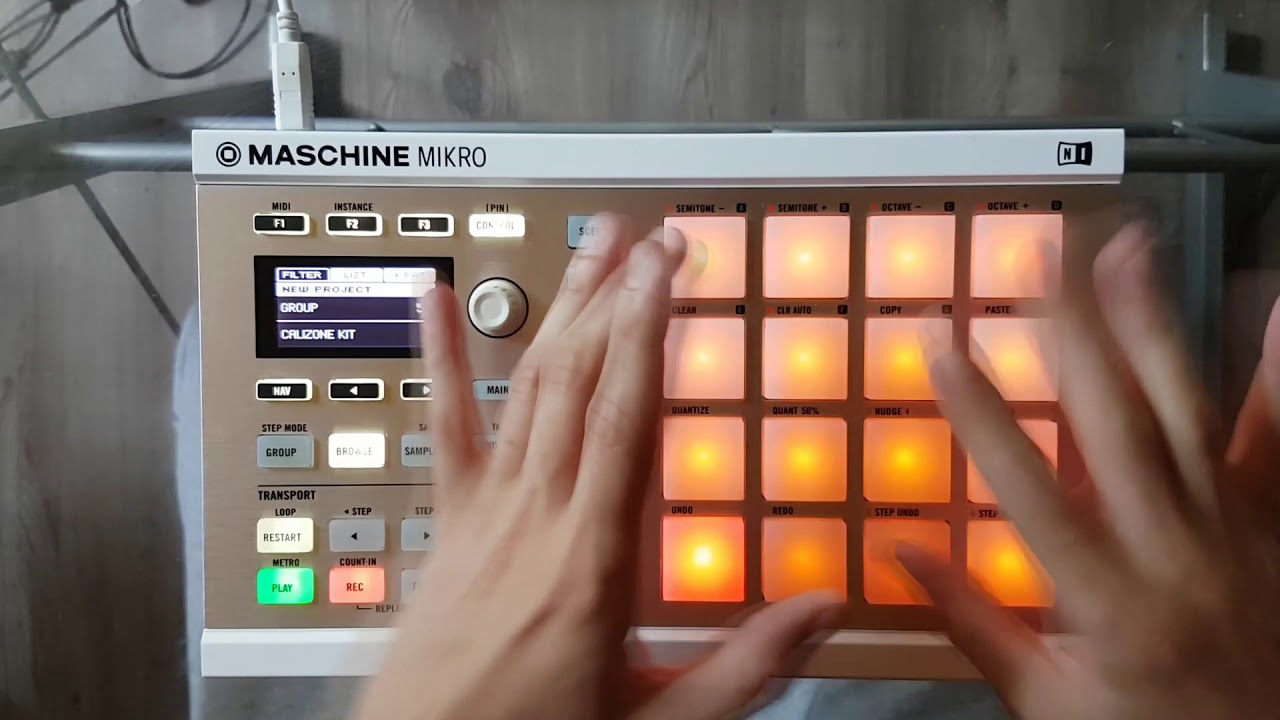 Native Instruments Marbel Rims Finger drumming / Marble rims Maschine expansion / Calizone kit - YouTube
