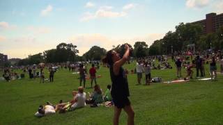Total Solar Eclipse from Centenial Park, Nashville TN (mostly on the ground)