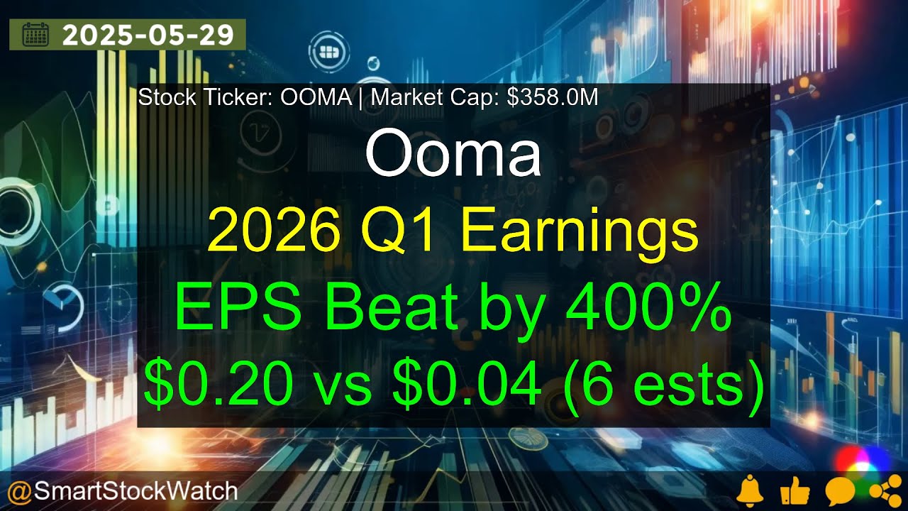Ooma OOMA 358 0M 2026 Q1 Earnings Analysis YouTube 