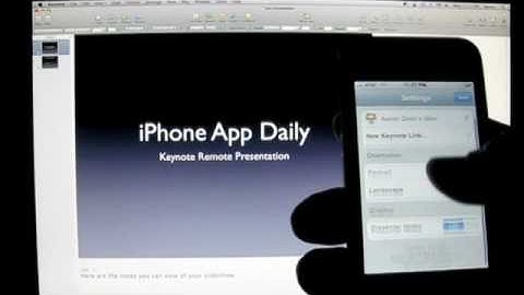 Keynote Remote For iPhone or iPod Touch