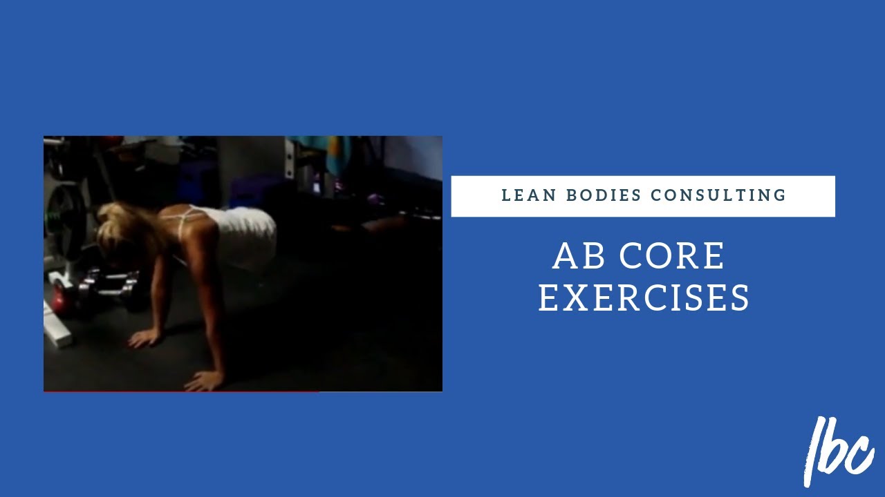 Ab Core Exercises - YouTube