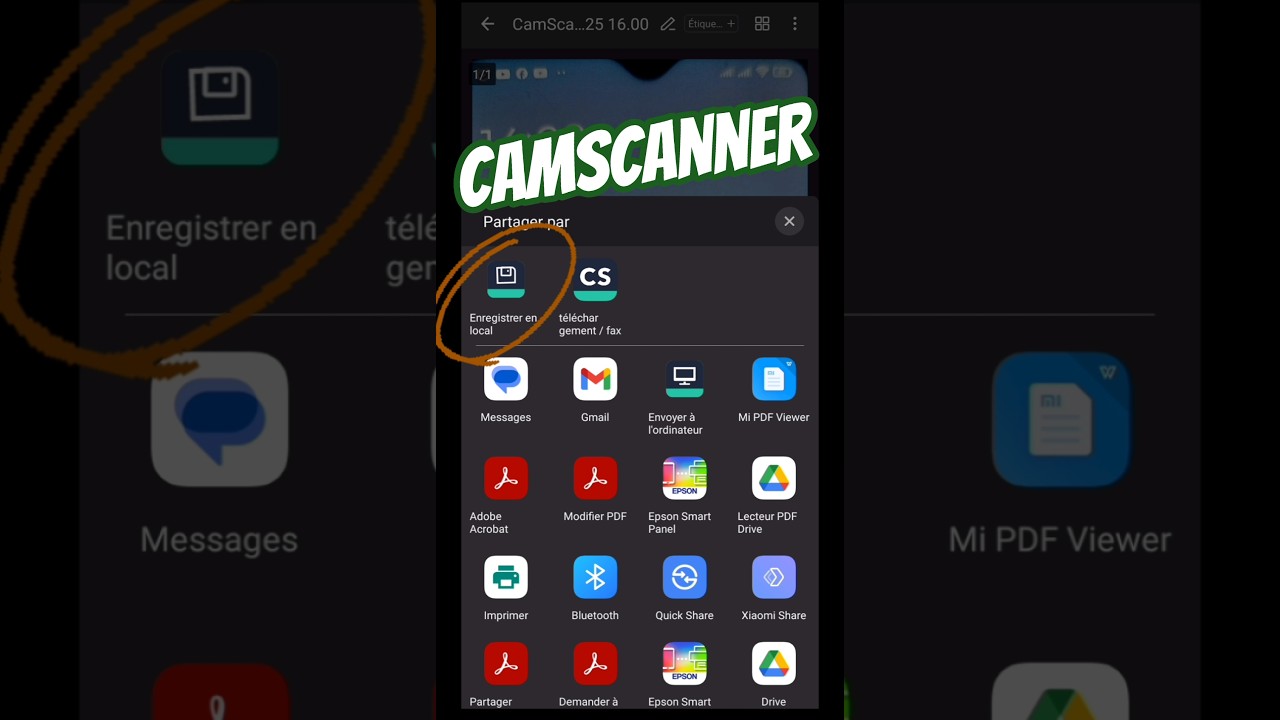 طريقة استعمال CamScanner في الهاتف