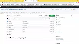 Mercor ML Vetting Project " Github Automated Analysis"