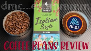 Aldi Barissimo Italian Style Coffee Beans Review.