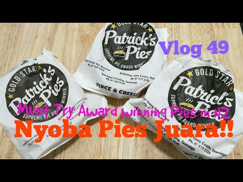 Try Supreme award winners Patrick's Pies | Pies Juara!! di NZ | VLOG 49