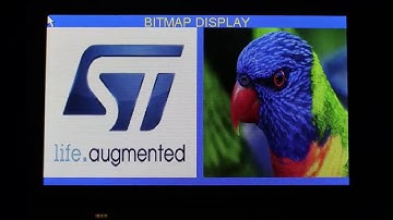 005 BITMAP DISPLAY emWin STemWin STM32 STM32F7