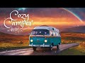 Soft rain on our campervan roof in the scottish highlands  guided ambience sleep story