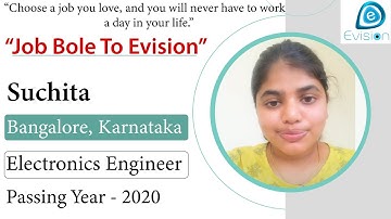 Suchita | Bangalore | No. 1 Job oriented Internship with Global Certification Institute | Evision