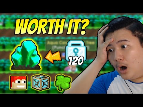 Farming Aqua Cave Crystal Modal 120 DLS! Apakah Worth it? - Growtopia Profit 2023 | GRZYZ GT
