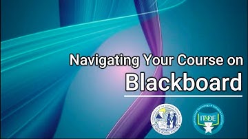 Navigating Your Course on Blackboard