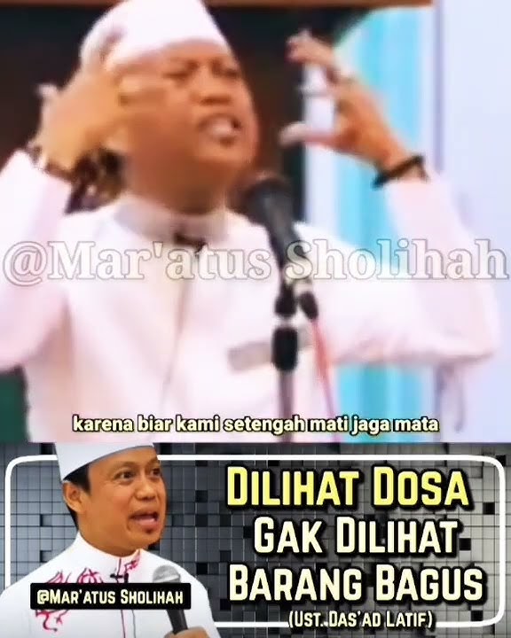Dilihat Dosa Gak Dilihat Barang Bagus - Ustadz Das'ad Latif. #ustadzdasadlatif #dosa #astaghfirullah