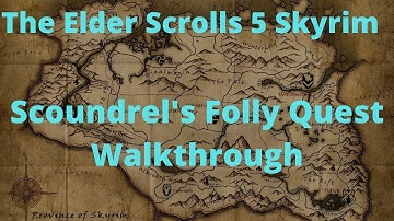 The Elder Scrolls 5 Skyrim Scoundrel