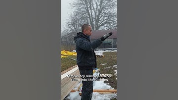 Our process for getting the roof on. #garagebuilder #barnbuilder #shopbuilder #farrowbuilt