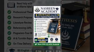 9081 Thesis Bs English spring 2026 Complete solution | 9081 Research kesay banaye | How to solve