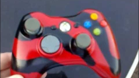 Xbox 360 controller - rapid fire, led mod & painted