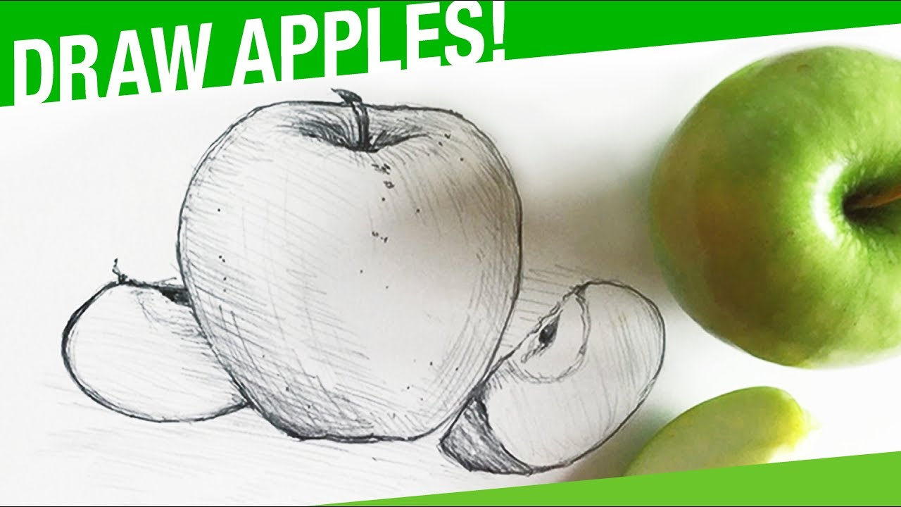 Sketch Apple, Fruit Vector & Photo (Free Trial) | Bigstock