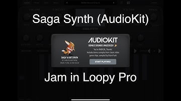 Saga Synth Jam in Loopy Pro