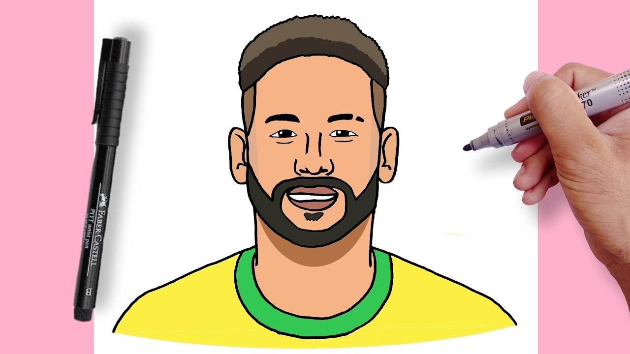 Dessin De Neymar Facile A Reproduire