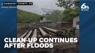 Clean-up continues after destructive flooding across Pennsylvania