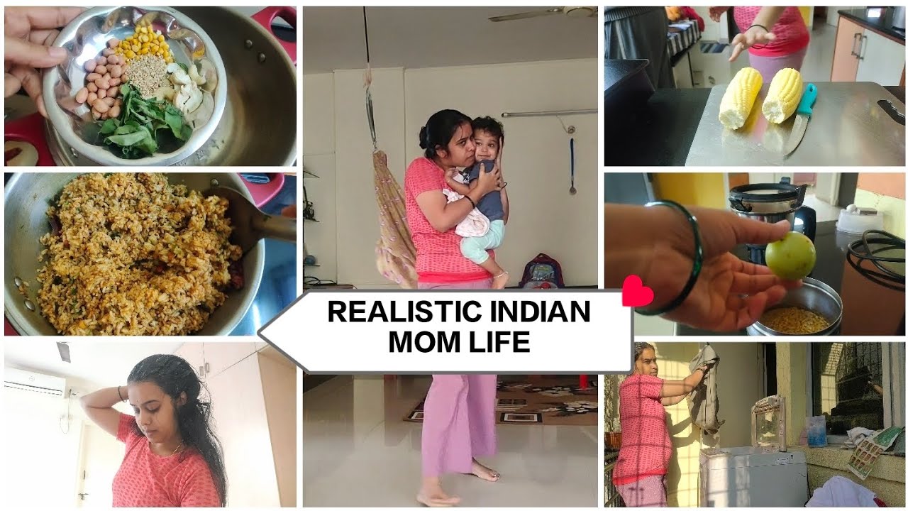 Realistic Indian Mom Morning Routine //Hair Care// Home Chores 