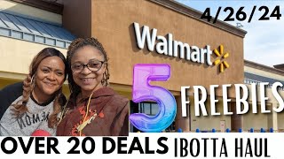Walmart Deals 4/26/24: Walmart Ibotta Haul: Couponing At Walmart This Week: 5 FREEBIES: 20 DEALS