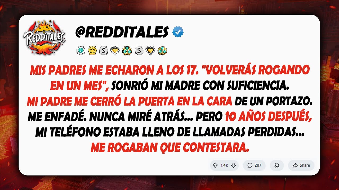 Mis padres me echaron a los 17: 