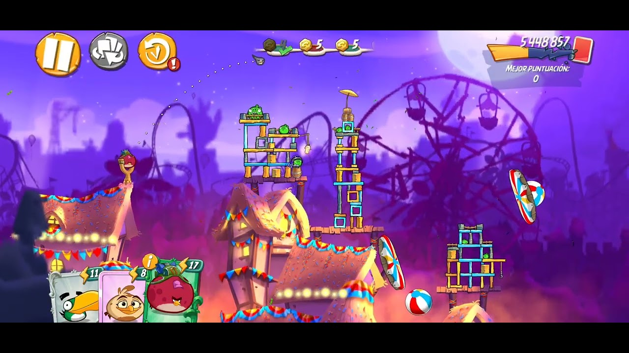 PIG PANIC WIN!!! ANGRY BIRDS 2 TOUR  (MONEDAS DORADAS) #angrybirdschallenge #games #angrybirds2 