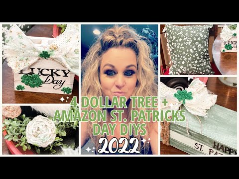 4 Easy St. Patrick’s Day DIYS/ Dollar Tree/Amazon