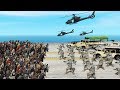 GTA 5 - FORT ZANCUDO vs ZOMBIE Outbreak!