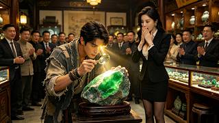 Everyone mocked his cheap waste stone, but his X-ray eyes found a ten-million jade inside!