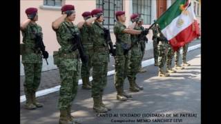 Video thumbnail of "CANTO AL SOLDADO (SOLDADO DE MI PATRIA) PARTITURA"