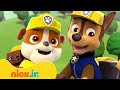 PAW Patrol Best Chase &amp; Rubble Rescues! 🚜 10 Minute Compilation | Nick Jr.