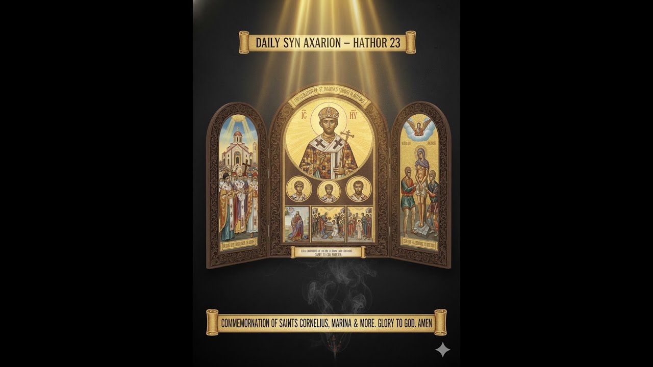 Saints of the Day – A Coptic Journey 📅 18  Hator – November 27 approx. Saint Cornelius, Saint Marina