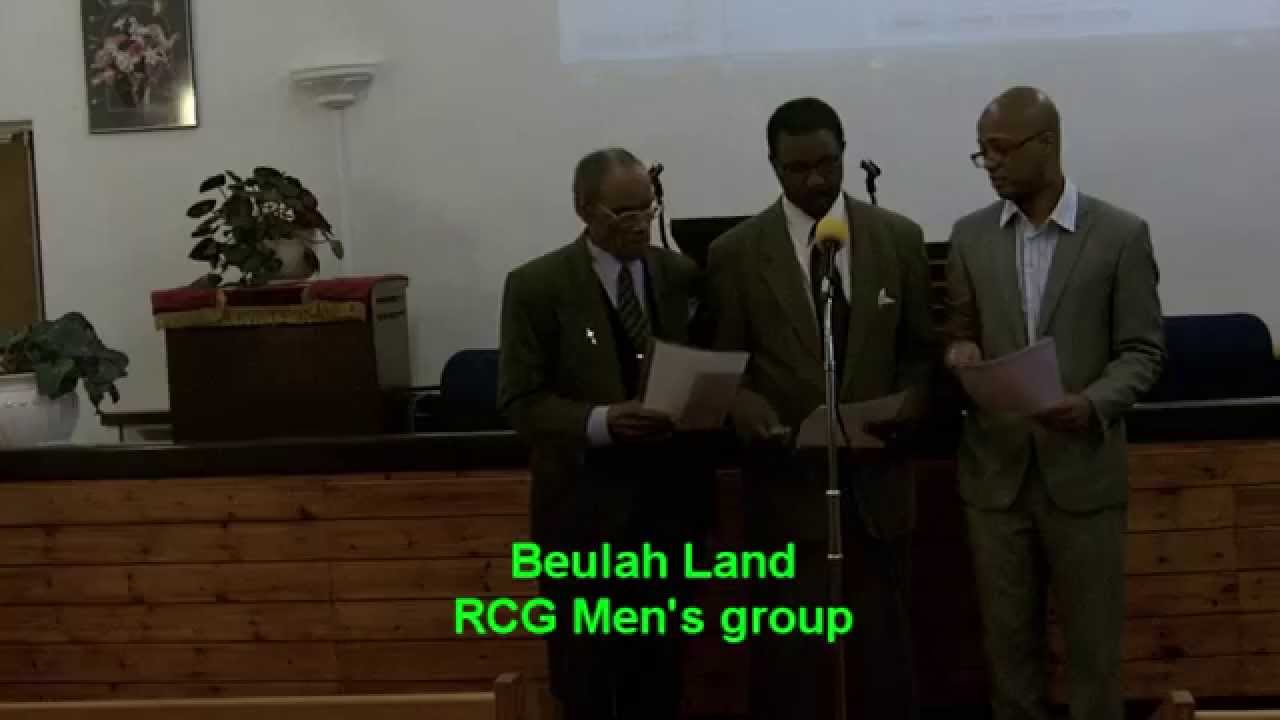 Beulah land RCG men's group (With Lyrics) YouTube