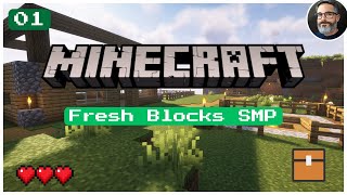 🌳JOIN ME! | Starting a New Vanilla Minecraft Multiplayer Adventure | Fresh Blocks SMP Ep. 1 🟩