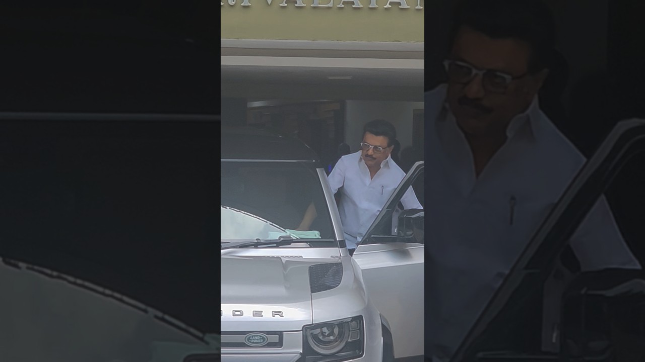 Tamilnadu Chief Minister MK Stalin Convoy Security 