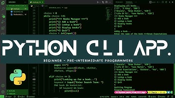 Build a CLI Application in Python [Book Store Application]