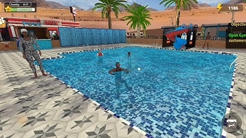 Opening Pool! - Supermarket And Motel Simulator Part 3