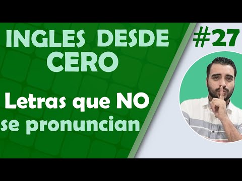 Video: ¿Qué son las consonantes silenciosas?