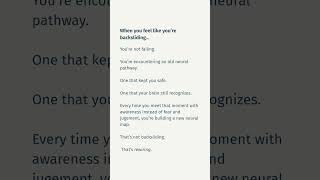 What no one tells you about somatic healing
When you feel like youre making progress, but then suddenly start experiencing a resurgence of old symptoms...
Remember this. What no one tells you about somatic healing