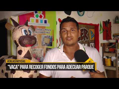 "Vaca" para recoger fondos para arreglar parque