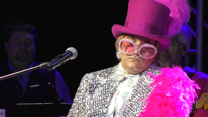 Dwight Icenhower as Elton John pt 1 - video by Susan Quinn Sand