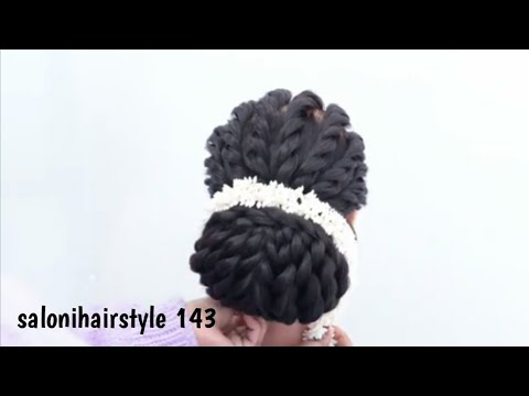 simple bun hairstylell easy and simple hairstyles ll cute front ...